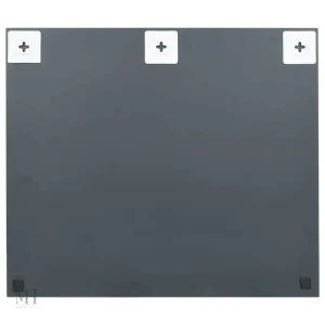 Miroir mural simple pour salle de bain, format 70x50 cm