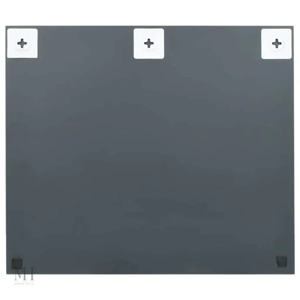 Miroir mural simple pour salle de bain, format 70x50 cm