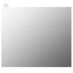 Miroir sans cadre, design épuré pour espace moderne