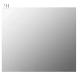 Miroir sans cadre, design épuré pour espace moderne