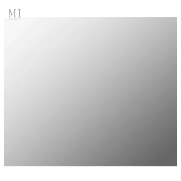 Miroir sans cadre, design épuré pour espace moderne