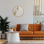 Miroir Scandinave Rond 50 cm - Élégance Naturelle