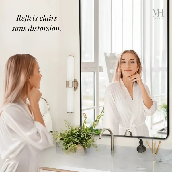 miroir-simple-salle-de-bain-140-cm-1 Miroir Simple Salle de Bain 140 cm, design moderne
