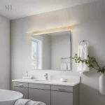 Miroir sobre et efficace, parfait pour un usage quotidien