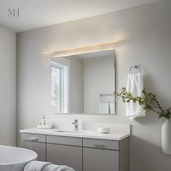 Miroir sobre et efficace, parfait pour un usage quotidien