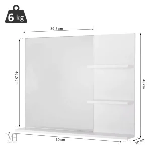 Miroir de salle de bain pratique et sobre