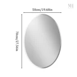 Miroir moderne salle de bain, dimensions 50x70 cm