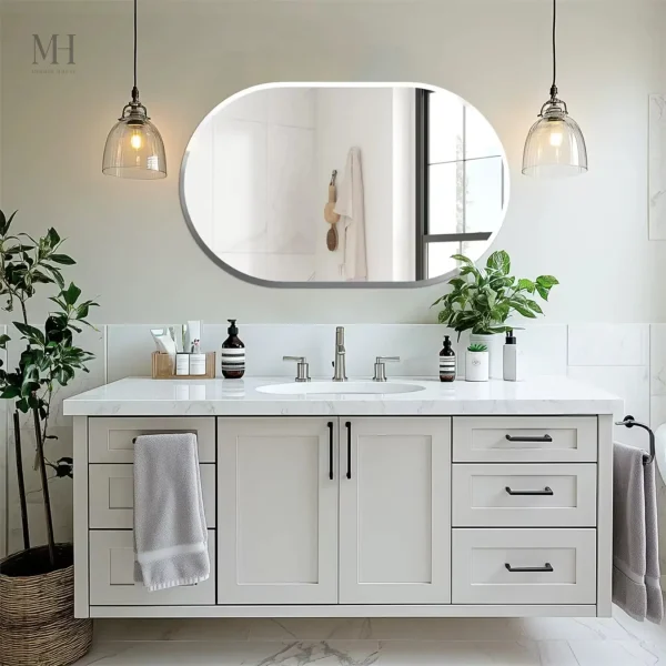 Miroir Fonctionnel et Chic pour Salle de Bain