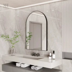 Miroir Simple Salle de Bain 70x100 Élégant Arqué