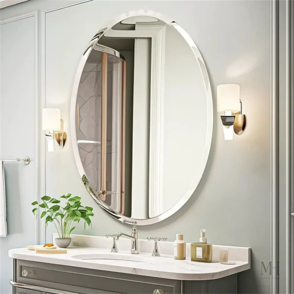 Miroir polyvalent pour décoration de salle de bain
