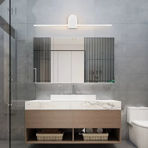 miroir-simple-salle-de-bain-90-70-1 Miroir Salle de Bain 90x70 au design minimaliste élégant