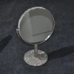 Miroir sur pied avec décoration en strass