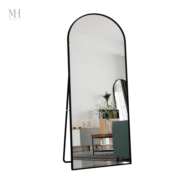 Miroir Noir XXL pour Décoration Intérieure