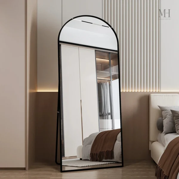 Miroir Sur Pied Élégant pour Ambiance Tendance