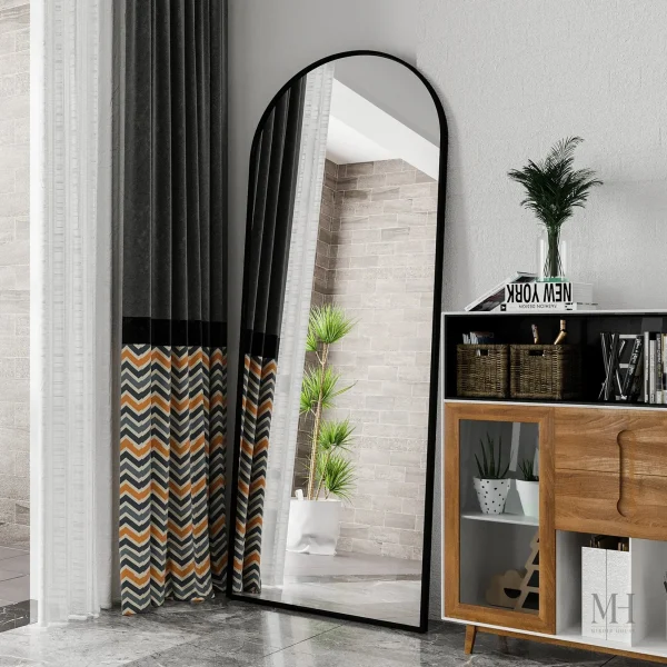 Miroir Noir Grande Taille pour Espace Moderne