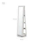 Miroir élégant pour organiser vos accessoires de mode