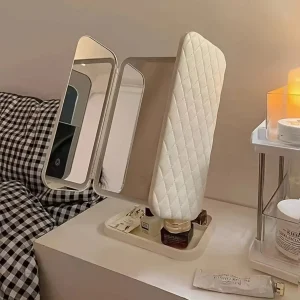 Miroir sur pied éclairé pour un maquillage parfait