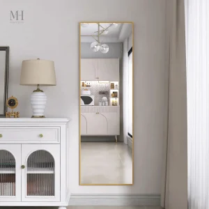 Grand Miroir Rectangulaire avec Verre Renforcé