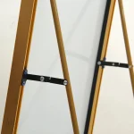 Miroir Rectangulaire au Fini Doré Chic