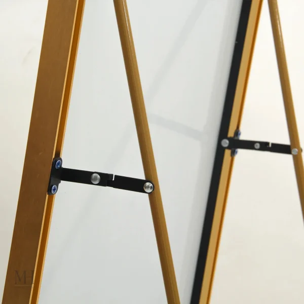 Miroir Rectangulaire au Fini Doré Chic
