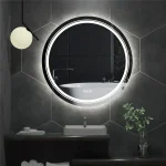 Miroir Suspendu 80 cm avec Lumière Douce