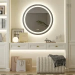 Miroir Salle de Bain 80 cm avec Technologie Antibuée