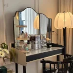 Miroir Triptyque GATSBY Noir Mat