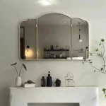 Miroir Triptyque Doré RÉGENCE 90x60 cm