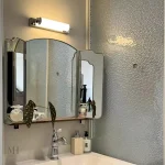 Miroir triptyque pour luminosité et élégance