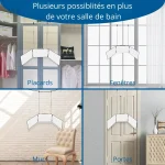 Accessoire de salle de bain alliant sobriété et efficacité