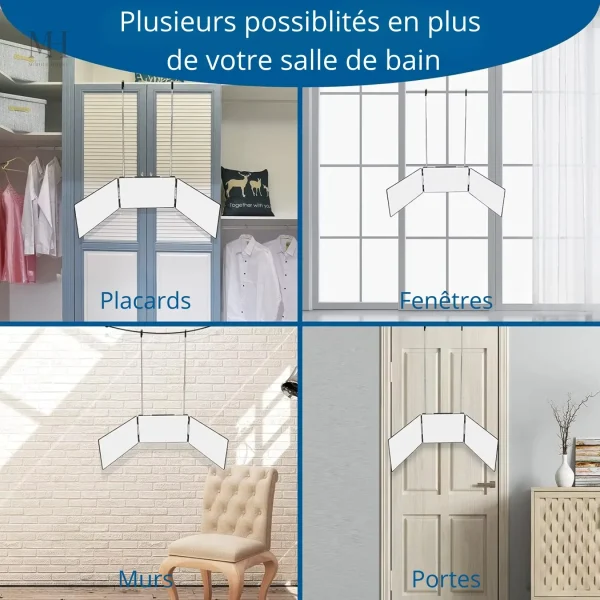 Accessoire de salle de bain alliant sobriété et efficacité