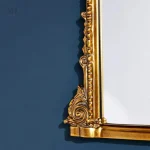 Miroir doré triptyque au style classique