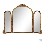 Accessoire coiffeuse chic avec miroir triptyque