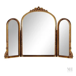 Accessoire coiffeuse chic avec miroir triptyque