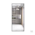 Miroir de sol pour une touche chic dans la déco