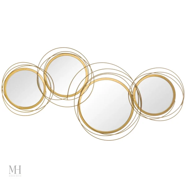 Miroirs en métal doré - Accents brillants pour votre déco