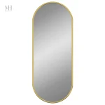 Miroir mural compact apportant luminosité et style