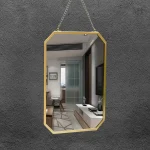 Accessoire mural doré pour un style chic