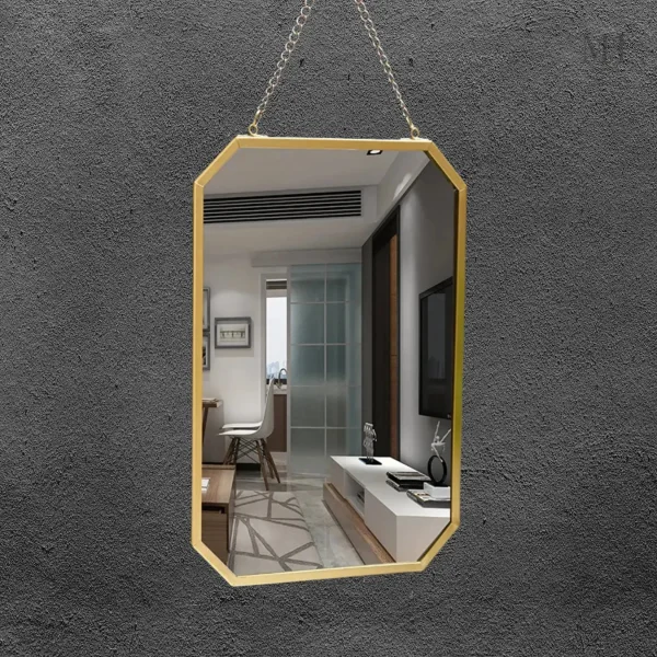 Accessoire mural doré pour un style chic
