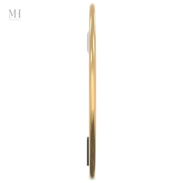 Miroir Rond Compact en Doré – Design Contemporain