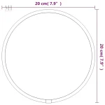 Miroir Rond Compact – Finition Dorée Éclatante