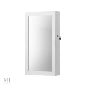 Armoire à bijoux décorative avec miroir intégré