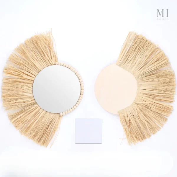 Miroir rotin, accessoire chic pour une déco zen