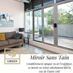 Rouleau de miroir pour une touche d'élégance à votre décor