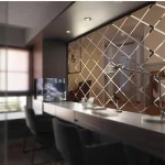 Kit de 17 pièces de miroirs losanges pour intérieur